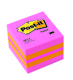 Notatblokk Post-it® Mini kube 2051P pink 51x51mm 400 blad