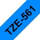 Merketape Brother P-Touch TZe561 36mm svart på blå