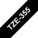 Merketape Brother P-Touch TZe355 24mm hvit på svart